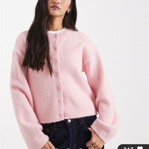 ASOS Pink Women's Cardigan